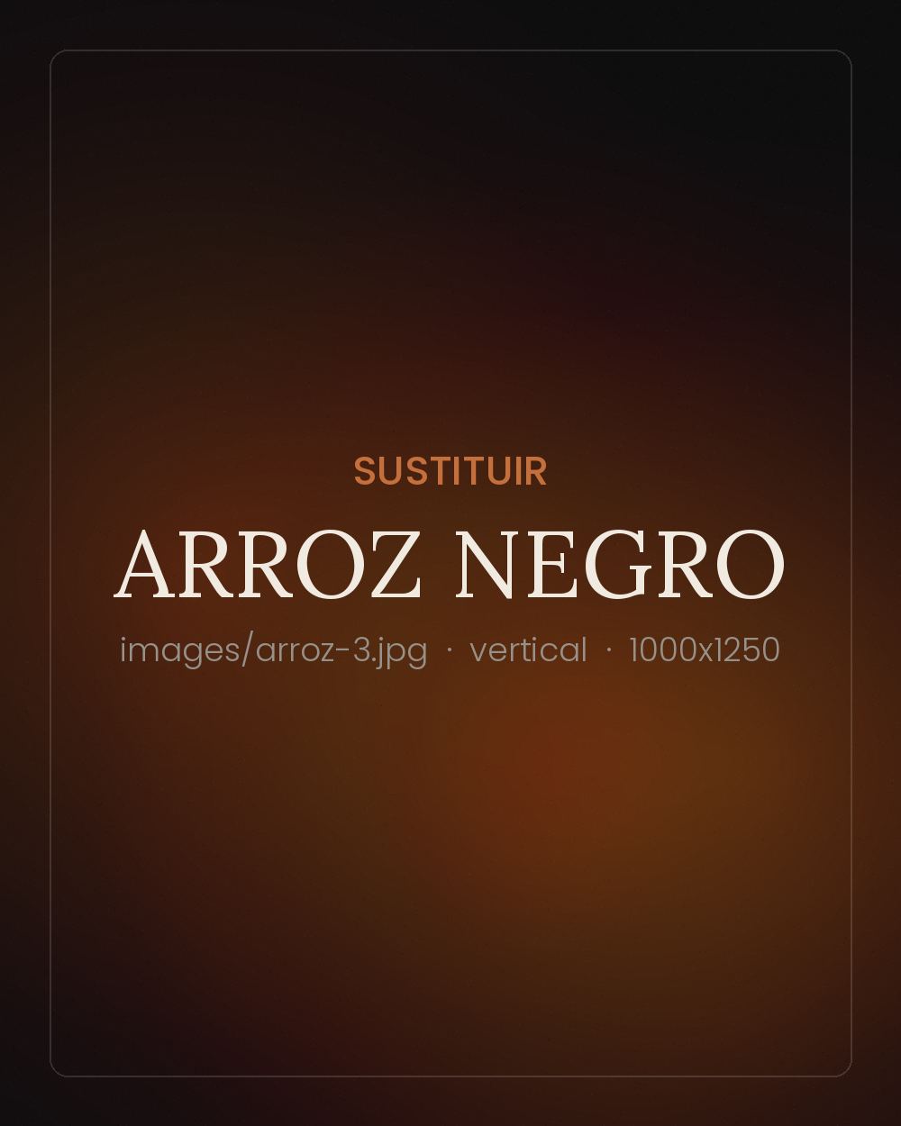 Arroz negro